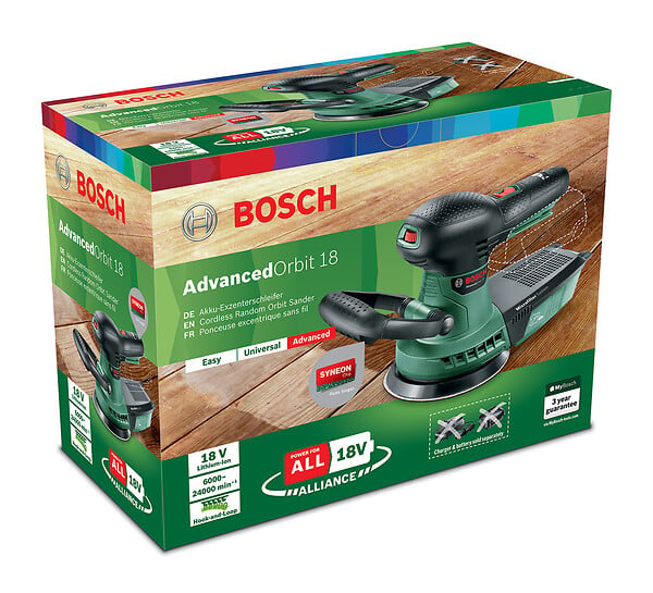 BOSCH - Ponceuse Excentrique AdvancedOrbit 18V - Plateau 125mm - large