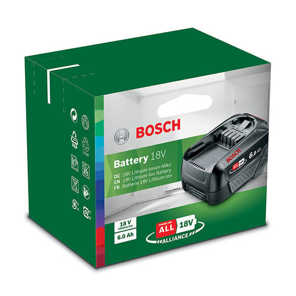 BOSCH - Batterie 18V lithium-ion 6,0Ah POWER FOR ALL - large