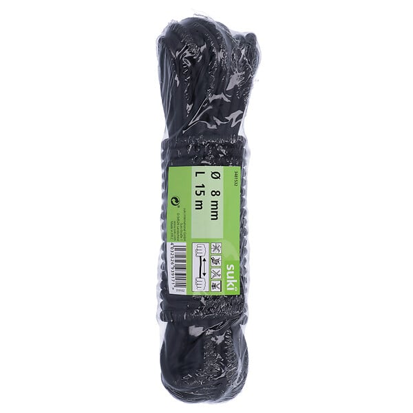 SUKI - Sandow corde élastique  8mm - 15m coloris noir - large