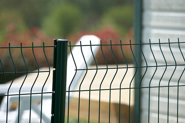DIRICKX - Poteau pour clôture plate Axor - Vert - 2.40m - large