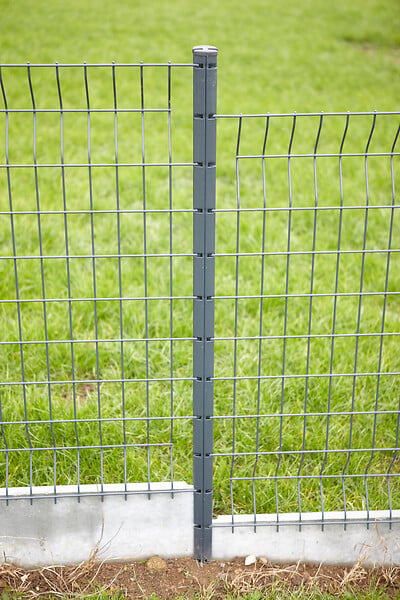 DIRICKX - Poteau à sceller AXOR® aluminium - Gris - H.200cm - large