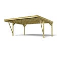 CERLAND - Carport bois DOUBLE VICTOR DESIGN - L.604xP.512xH.274cm - vignette