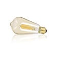 XANLITE - Lot de 2 ampoules Filament LED ST64 Edison ambrées, culot E27, puissance 9W, équivalent 60W, flux 806 lm, lumière blanc très chaud 1800 K, usage intérieur décoratif - vignette