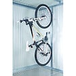 BIOHORT - Support mural pour vélo BikeMax - Argent - H.173xl.4cm - vignette