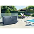 BIOHORT - Coffre de jardin T 160 High - Métal - Gris foncé - 830L - vignette