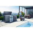 BIOHORT - Coffre jardin HighBoard T160 - Gris - L.160xP.70xH.118cm - vignette
