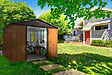 YARDMASTER - Abri de jardin en acier 1013WGY - Marron - L.303xH.212xP.396cm - vignette