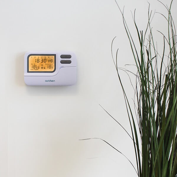 AVIDSEN - Chrono-thermostat programmable filaire - 230V - large
