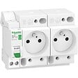 SCHNEIDER ELECTRIC - Combiné disjoncteur + prises Resi9 XE - Blanc - 16A - vignette