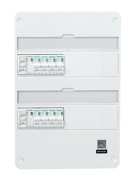 SCHNEIDER ELECTRIC - Tableau électrique Resi9 - 26 modules 2 rangées - T1 T2 - large