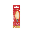 XANLITE - Ampoule Filament LED flamme opaque, culot E14, puissance équivalente 40W, flux 470 lm, lumière blanc chaud 2700 K, dimmable, usage intérieur, idéale pièces à vivre et chambres - vignette