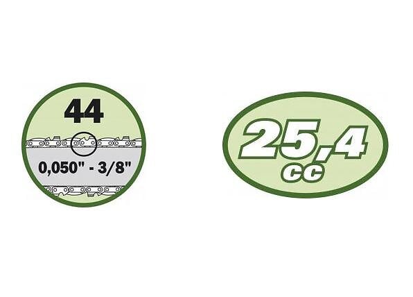 RIBIMEX - Tronçonneuse élagueuse thermique 25.4 cc - large