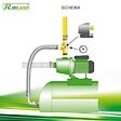 RIBIMEX - Flexible tresse inox 70cm mâle 1" 26x34 femelle tournant 1" 26x34 - vignette