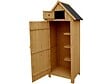 HABITAT ET JARDIN - Armoire de jardin "Cabanon" - 77 x 54.5 x 179 cm - Marron - vignette