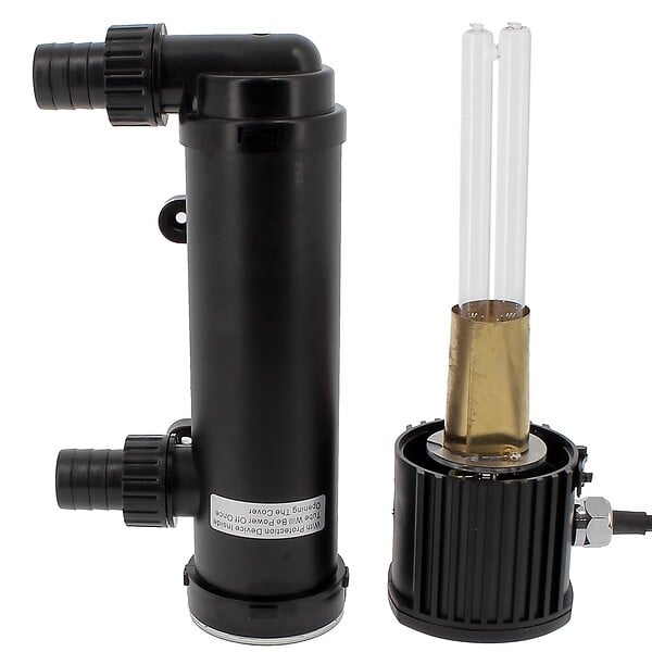 GT GARDEN - Stérilisateur clarificateur de bassin 12 W avec lampe UV-C 9 W - large