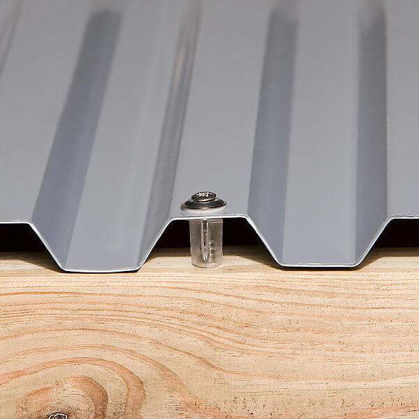 WEKA - Carport bois double Weka 618 T3_ poteaux 12x12, couverture PVC - large