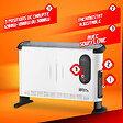 WARM TECH - Convecteur électrique mobile 3000W avec soufflerie - 3 positions - vignette