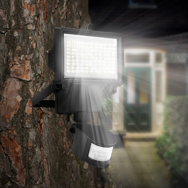 LUMISKY - Projecteur solaire sensor COOPER Noir 1000LM - large