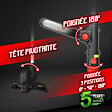 CONSTRUCTOR - Coupe bordures 20V MAX sans batterie - Manche téléscopique - vignette