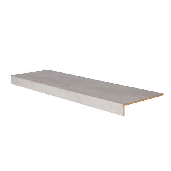 FORESTEA - Marche rénovation d'escalier stratifié light grey 1300 x 380 x 56 mm - PEFC 70% - large