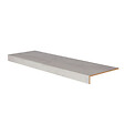 FORESTEA - Marche rénovation d'escalier stratifié light grey 1300 x 380 x 56 mm - PEFC 70% - vignette