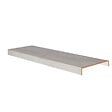 FORESTEA - Marche rénovation d'escalier XXL stratifié light grey 1300 x 610 x 56 mm - PEFC 70% - vignette