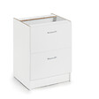 GRUPOALVIC - Meuble bas pour cuisine Laura - 2 casserroliers - L60cm - vignette