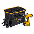 VITO - Sac à outils Ouverture complète 18 poches 360 x 280 x 250 mm nylon renforcé VITO - vignette