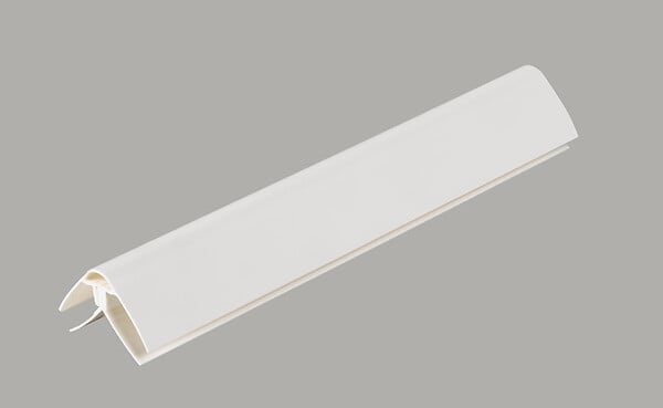 DUMAPLAST - Angle universel PVC blanc - 2,6m - large