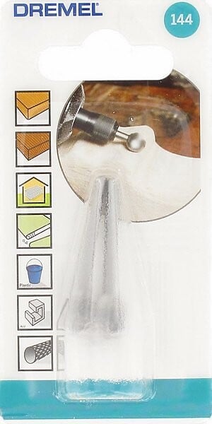 DREMEL - Fraise haute vitesse 7,8mm - acier - tête ovale - 2 pièces - large