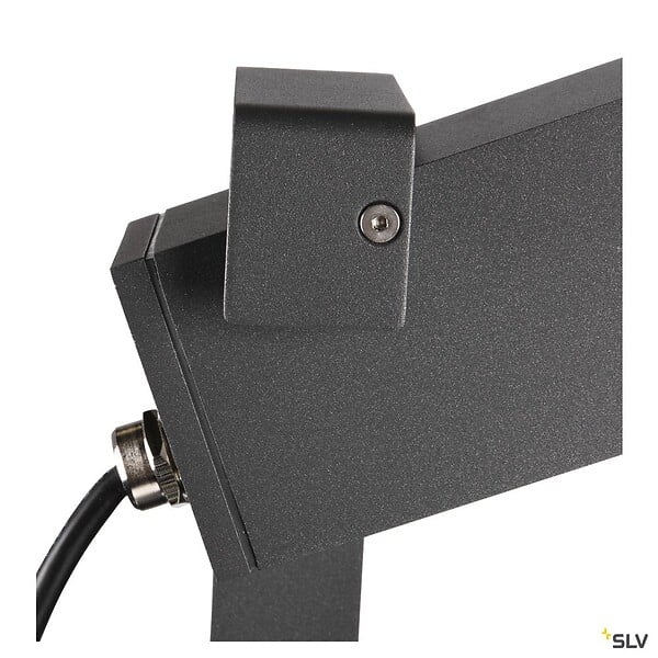 SLV - Spot sur piquet extérieur anthracite SLV THEO BRACKET, GU10/LED GU10 51mm, 7W max, IP65 - large