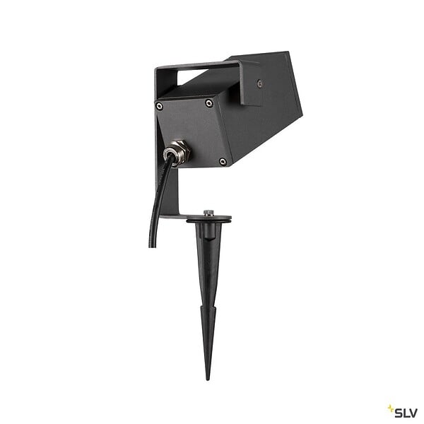 SLV - Spot sur piquet extérieur anthracite SLV THEO BRACKET, GU10/LED GU10 51mm, 7W max, IP65 - large