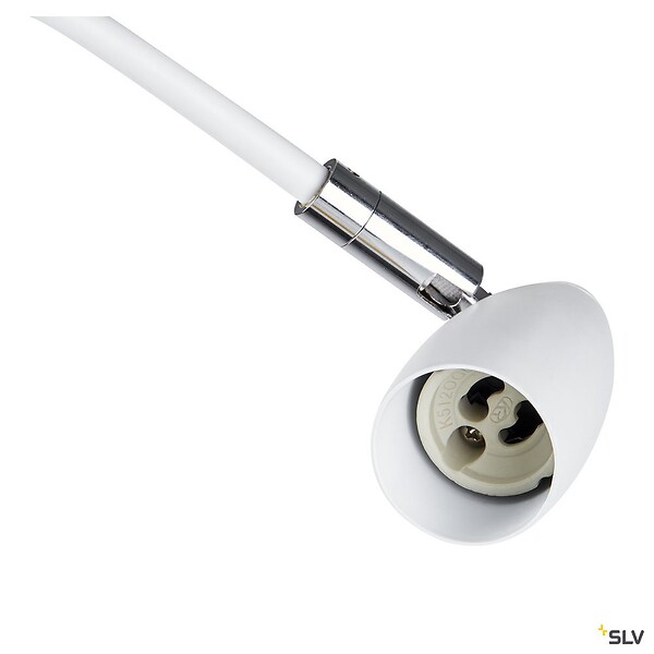 SLV - Spot sur tige intérieur blanc SLV DISPLAY ADL 50, GU10/QPAR51, 50W max - large