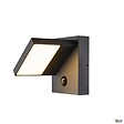 SLV - Applique extérieure SLV ABRIDOR SENSOR, anthracite, LED, 14W, 3000K/4000K, IP54, détecteur de mouvements - vignette