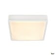 SLV - Applique et plafonnier extérieur SLV AINOS, carré, blanc, LED, 17W, 3000K/4000K, IP65 - vignette