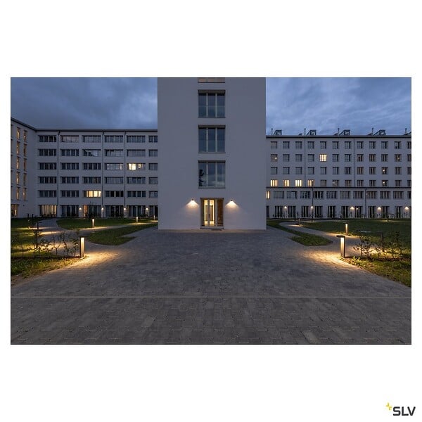 SLV - Applique extérieure SLV BIG QUAD UP/DOWN, anthracite avec LED intégrée, 8,2W, 3000K, IP54 - large