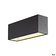 SLV - Applique extérieure SLV SITRA CUBE Up/Down anthracite avec LED intégrée - Taille L - 30 cm - vignette