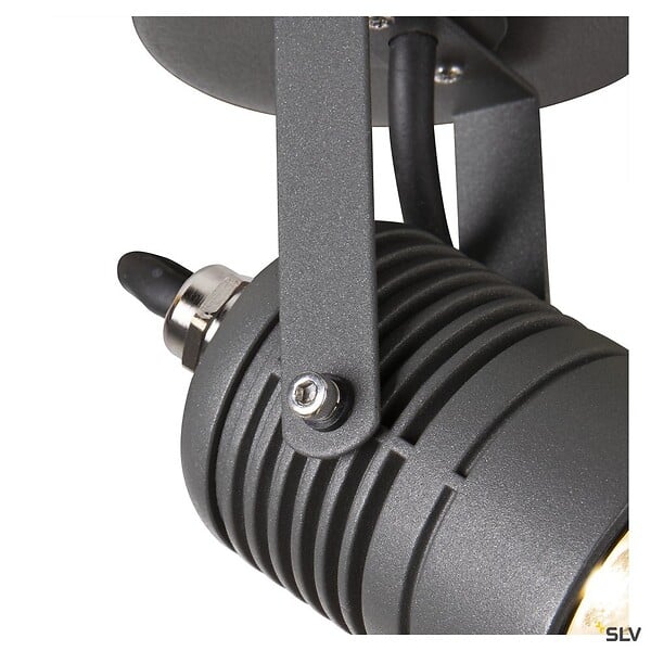 SLV - Applique extérieure SLV LED SPOT, anthracite, LED, 6W, 3000K, IP55 - large