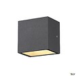 SLV - Applique extérieure SLV SITRA CUBE Up/Down anthracite avec LED intégrée - Taille S - 12 cm - vignette