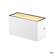 SLV - Applique extérieure SLV SITRA CUBE Up/Down blanc avec LED intégrée - Taille M - 20 cm - vignette