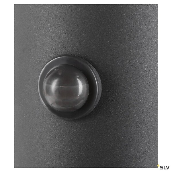 SLV - Applique extérieure SLV OVALISK SENSOR, anthracite, LED, 9,6W, IP65, détecteur de mouvement - large