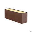 SLV - Applique extérieure SLV SITRA CUBE Up/Down rouille avec LED intégrée - Taille L - 30 cm - vignette