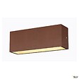 SLV - Applique extérieure SLV SITRA CUBE Up/Down rouille avec LED intégrée - Taille L - 30 cm - vignette
