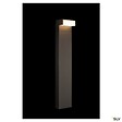 SLV - Borne extérieure SLV L-LINE OUT 50 horizontale avec LED intégrée, anthracite, Hauteur 80 cm pour éclairage extérieur - vignette
