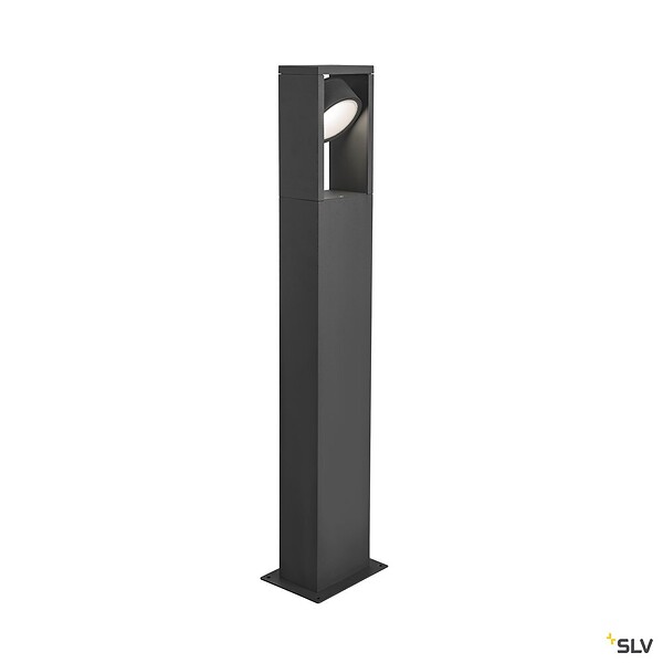 SLV - Borne extérieure SLV ESKINA FRAME 75 simple avec LED intégrée, anthracite, Hauteur 75 cm - large
