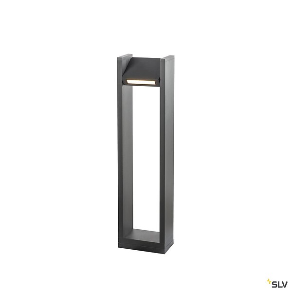 SLV - Borne extérieure SLV QUAD POLE, anthracite, LED intégrée, 18W, 3000K, IP65 - large