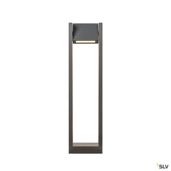 SLV - Borne extérieure SLV QUAD POLE, anthracite, LED intégrée, 18W, 3000K, IP65 - large