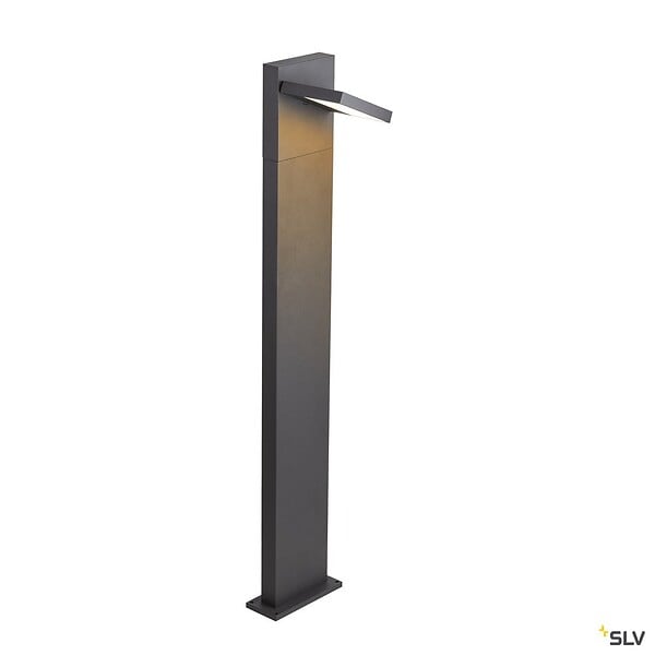 SLV - Borne extérieure SLV ABRIDOR 100, anthracite, LED, 14W, 3000K/4000K, IP55 - Hauteur 100 cm - large