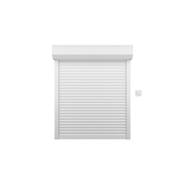 VOLET-MOUSTIQUAIRE - VOLET ROULANT ALU, MOTEUR FILAIRE, H 120 x L120 cm POUR FENETRE - large