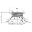 JOUPLAST - Plot autonivelant 65-95mm Jouplast - Terrasse dalle Carton de 60 plots - vignette